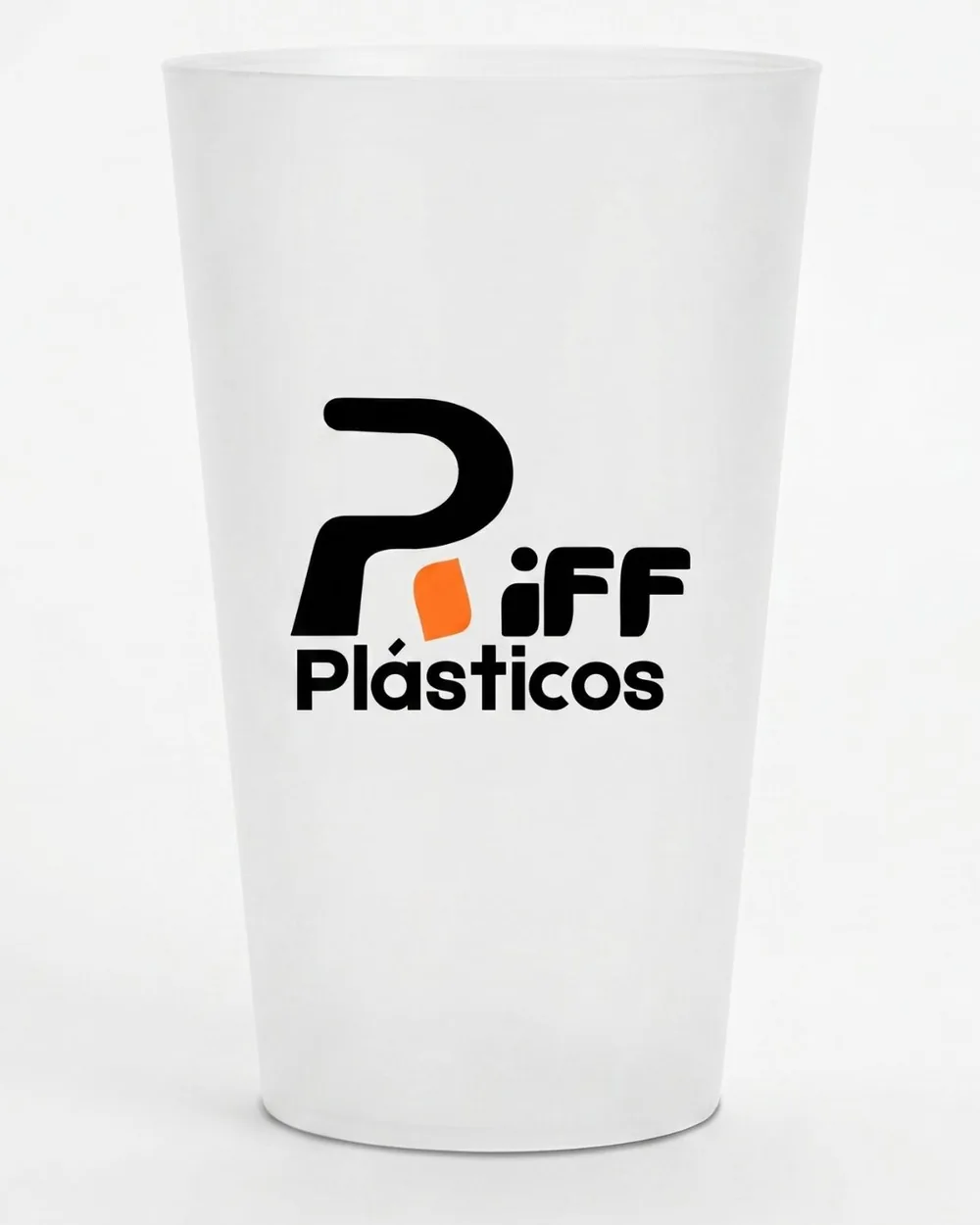 El mismo logo impreso a 2 tintas, en negro y naranja